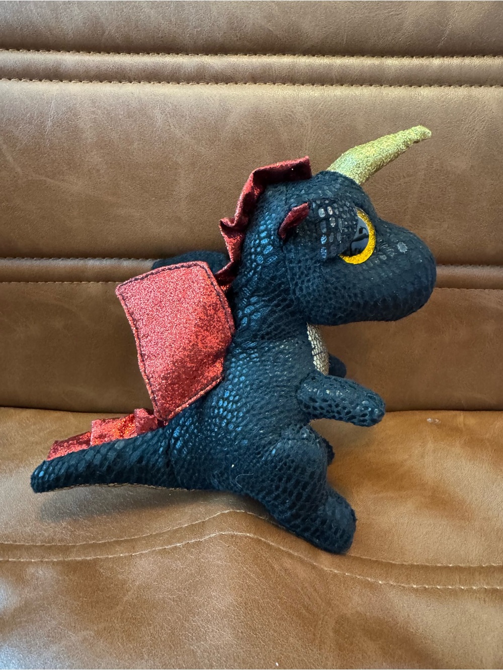 Ty Beanie Boos - GRINDAL the Unicorn Dragon w/ Horn (6 Inch) Plush Toy. With Tag
